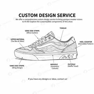 Кроссовки унисекс из натуральной кожи - Product Image 2