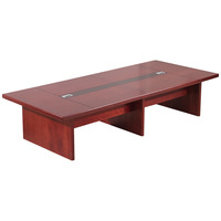 Prix bon marché 2.8M 3.2M grand bureau de réunion mobilier de bureau Table en bois massif Table de négociation