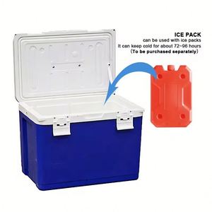 Wholesale Price 12L PU Foam Plastic Ice Chest Cooler Box Vaccine Storage Transportation Cooler Box - Product Image 6