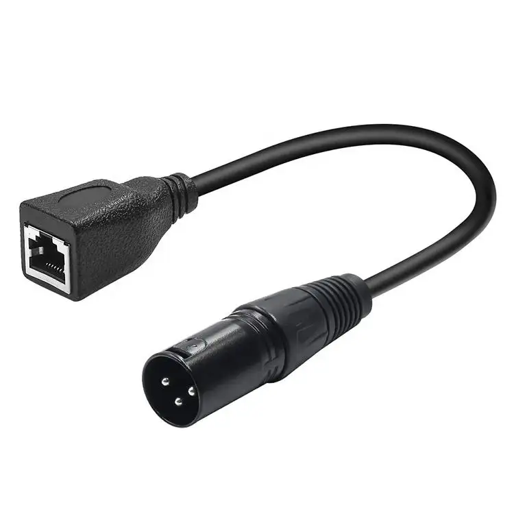 Ethernet Rj45 To 4 Channel Xlr Adapter Snake Cable Stage Snake Cable Rj45 Female To Female Ethernet Ends Socket Rj45 Rjclip
