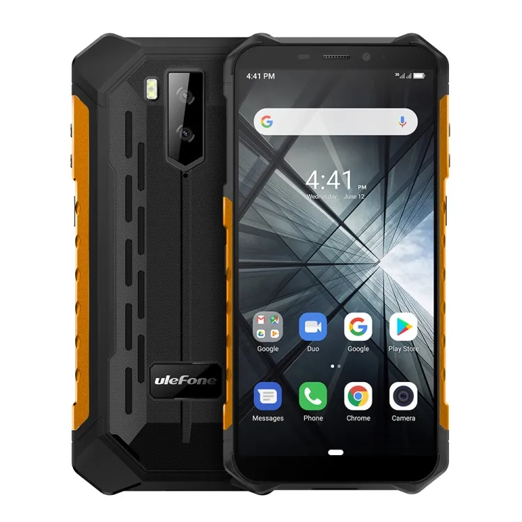 Dropship Unlocked 2GB+32GB Ulefone Armor X3 IP68 Rugged Phone 5.5 inch Screen Quad Core Waterproof Mobile Phone