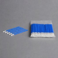 XWK 100pcs Ultra-Clean Polyurethane Lint-Free Foam Swab Knitted Head Sponge Swab Stick untuk Pembersihan Aerospace dan Semikonduktor