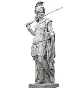 欧洲罗马雕像大型花园雕像雕塑户外真人大小雕塑天然石材白色大理石雕像