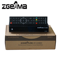 Ukraine/Russie Disponibles ZGEMMA H9 COMBO 4K UHD Linux OS Dual Core Décodeur DVB-S2X + T2/C Double Tuners Ci + 2 * WiFi