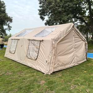 屋外グランピング用 大型自動インフレータブルテント 携帯・折りたたみ可能 エアポンプ付き 四季通用 キャンプテント - Product Image 3