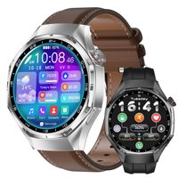 Montre connectée Watch6 Max pour répondre aux appels, moniteur de fréquence cardiaque en temps réel, tension artérielle, suivi du sommeil, compteur de pas, messages, bracelet en silicone