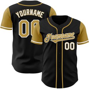 Camiseta de Béisbol Personalizada FOXA, Dos Tonos, con Botones, Manga Corta, Unisex, Absorbe la Humedad, Nombre del Equipo 00 - Product Image 1