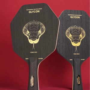 Édition limitée Snake Zodiac Ping Pong Paddle 6-Layer Wood Carbon Fiber Bottom JEELS Brand Durable Unique Holiday Present Hex - Product Image 4