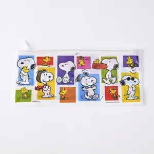 Custom Wholesale Multiple Waterproof Plastic School Zipper Full Color Printing Cartoon Pvc Pencil Pouch Vinyl Stationery Bag