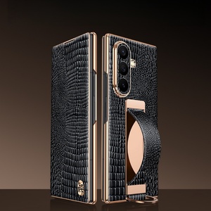 เคสโทรศัพท์ <span class=keywords><strong>Samsung</strong></span> Z <span class=keywords><strong>Fold</strong></span> 8 ultra ลายหนังจระเข้ แบบฝาพับแม่เหล็ก พร้อมสายคล้องมือ ใช้ได้กับ <span class=keywords><strong>Samsung</strong></span> Z <span class=keywords><strong>Fold</strong></span> 8765 - Product Image 1