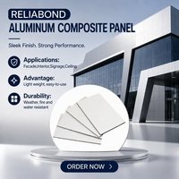 Panneaux composites en aluminium Alucobond modernes, ignifuges, revêtus de PVDF 4 mm, légers, antistatiques et écologiques