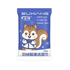 Toallitas limpiadoras para chaquetas Suxiang, 10 piezas, portátiles, sin necesidad de agua, quitamanchas para ropa - Product Image 1