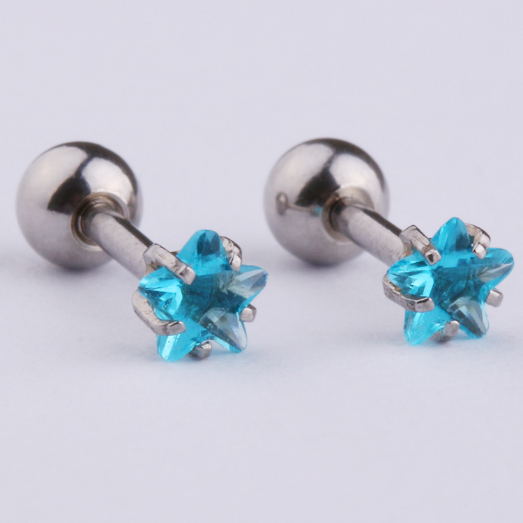 Steel/Aqua CZ