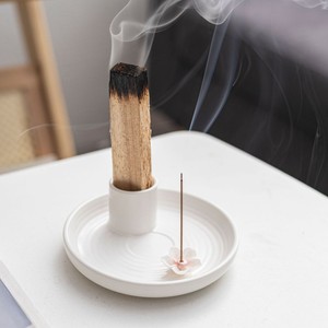 YML usine en gros céramique porte-bâton d'encens palo santo support à bois blanc <span class=keywords><strong>sauge</strong></span> encens sage bâton brûleur - Product Image 1
