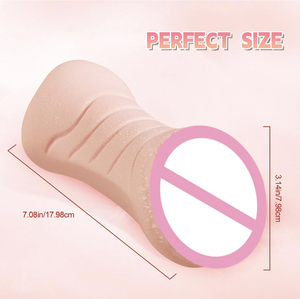 Venta al por mayor de simulación <span class=keywords><strong>3D</strong></span> de silicona suave juguetes sexuales para adultos coño de bolsillo portátil realista suave duradero taza de masturbación masculina - Product Image 3