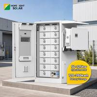 Kabinet ESS Outdoor All-in-One Tegangan Tinggi 112 Kwh 224kWh 241kWh Baterai LiFePO4 untuk Penggunaan Industri dan Komersial