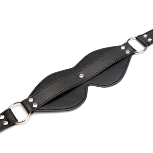 Hot Sale Adult Spiel Leder Augen maske Sexspielzeug Produkte Sexy Augenbinden BDSM Bondage Set - Product Image 6