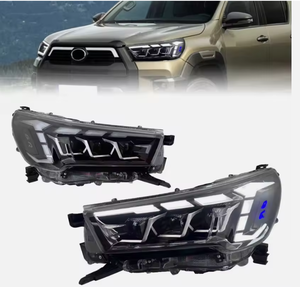 Phares LED modifiés et améliorés <span class=keywords><strong>TK</strong></span> Factory Price pour Toyota Hilux Revo Rocco 21-24 à 3 lentilles - Product Image 2
