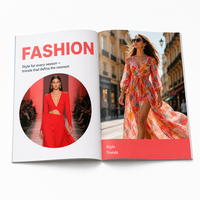 Service d'impression de livres personnalisés à bas prix dans le Jiangsu avec gaufrage et carton pour catalogue d'entreprise, brochure, dépliant sur papier couché
