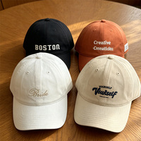 Gorra de Béisbol Bordada Personalizada, Estilo Varsity Vintage, Visera de Color en Contraste, 6 Paneles, Gorra de Algodón para Hombre y Mujer