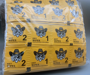 Accesorios protectores de pantalla de teléfono móvil, Kit de limpiador en seco y húmedo, guía de eliminación de polvo, pegatina, herramienta de instalación, Kit de limpieza - Product Image 6