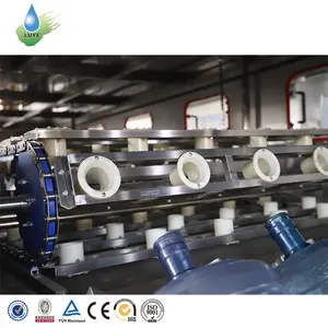 Ligne de remplissage automatique d'eau de 5 gallons en bouteille de seau de 18.9 litres de 19 litres et 20 litres Machine de remplissage d'eau de 5 gallons