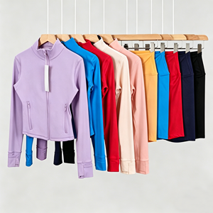 Conjuntos de Yoga para Mujer, <span class=keywords><strong>Chaqueta</strong></span>, Leggings Ajustados de <span class=keywords><strong>3</strong></span> Piezas, Manga Larga, Ropa Deportiva de Invierno, Conjunto Deportivo de Talla Grande para Mujer - Product Image 2