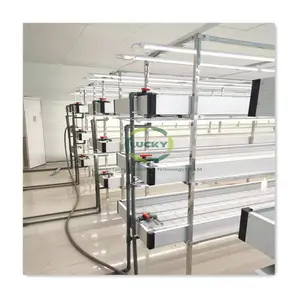 Greenhouse hydroponic system Ebb And Flow Tray Flood Table grow rack system