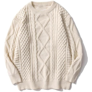 Graphic Oversized Sweater Unisex Knit Aesthetic Sweaters Streetwear Casual <strong>Tunic</strong> Pullover <strong>Jumper</strong> Tops - Product Image 1