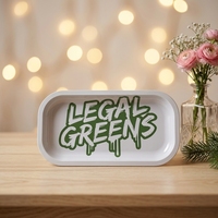 Bandeja de Metal Navideña Personalizada de Lujo, Bandeja de Tabaco Portátil con Diseño Impreso Personalizado, Regalo para Hombre