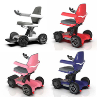 Scooter Eléctrico Inteligente con Plegado Automático, Portátil para Viajes, Diseñado para Personas Mayores y con Discapacidad