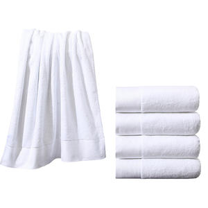 Serviette de bain en coton pur satiné platine pour hôtel cinq étoiles, large, épaisse et dense, pour la maison et le <span class=keywords><strong>spa</strong></span> - Product Image 5