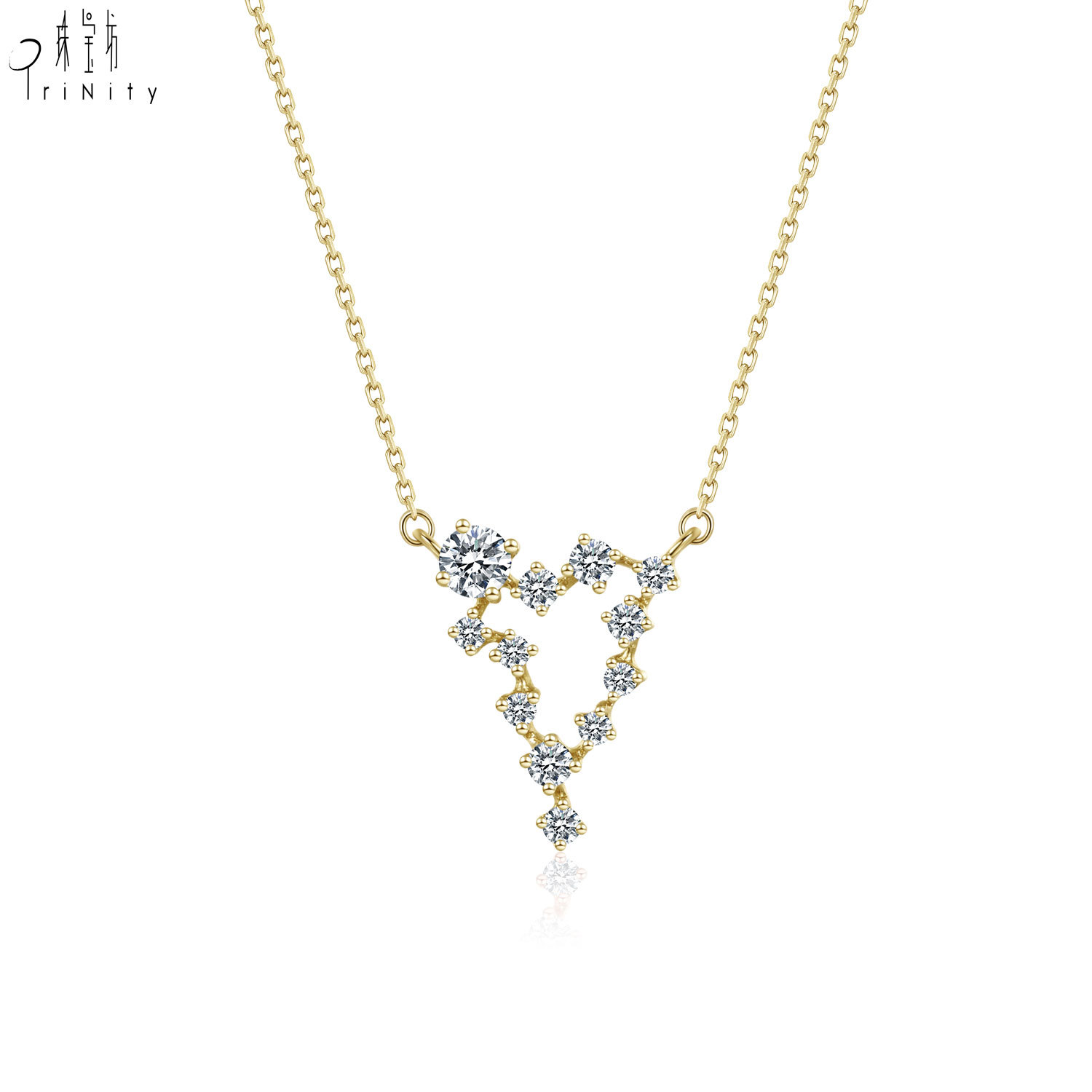 18K Solid Yellow Gold