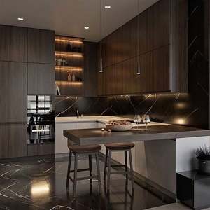 Glass Custom Cabinets Set <b>Kitchen</b> Furniture Cabinet Maker <b>Kitchen</b> <b>Cupboard</b> Countertop Accessories China Complete <b>Kitchen</b> Trade - Product Image 2