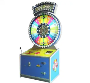 Hotselling Spin N Win Jetonlu Çarşı Eğlence Piyango Bileti Oyun Makinesi