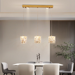 โคมไฟระย้าคริสตัล2025สไตล์ใหม่สำหรับห้องรับประทานอาหารโคมไฟระย้าคริสตัลหรูหราทันสมัยเรียบง่ายสำหรับบาร์ห้องรับประทานอาหารและโต๊ะ - Product Image 1