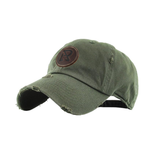 Gorra de Béisbol Estructurada de Alta Calidad con 6 Paneles, Visera Curva, Parche de Cuero Personalizado con Logotipo, Hebilla, Estilo Desgastado, para Uso Diario y Deportivo - Product Image 6