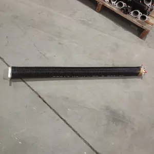 Standard-Warenlager-Garagentor Torsionsfederungen in Schwarz beschichtet 234 × 2 × 27 mit Endfederkegel
