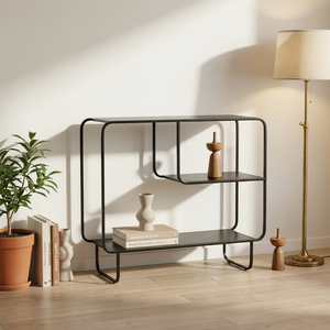 3 Tier Metal Hallway <strong>Table</strong> <strong>Narrow</strong> Entryway <strong>Console</strong> <strong>Table</strong> - Product Image 1