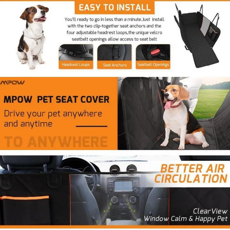 Poliestere Copertura di Sede Dell'automobile <span class=keywords><strong>Snoopy</strong></span> Copertura di Sede Dell'automobile Del Cane Puro Tappeto In Pelle Impermeabile Pet Dog Carrier Auto Posteriore Posteriore Mat