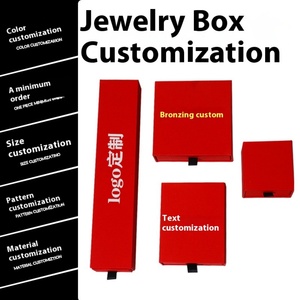 Boîte à bijoux en papier de luxe pour ranger les bagues, les boucles d'oreilles, les colliers, les pendentifs, emballage cadeau pour bijoux, boîte en papier - Product Image 2