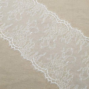 Dentelle à franges florale sexy vintage de style français, tricotée en nylon écologique pour accessoires vestimentaires - Product Image 5