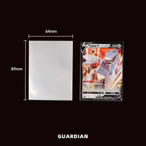 50/100マイクロ透明で耐久性のあるペニースリーブ防水カード保存ウルトラプロカスタムポケモン付きトレーディングカードスリーブ - Product Image 2