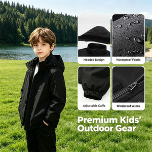 Chaqueta Infantil Personalizada al <span class=keywords><strong>por</strong></span> Mayor con Logotipo, Chaqueta de una Sola Capa, Cortavientos, Impermeable, para Montañismo al Aire Libre - Product Image 3