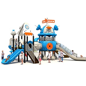 Parque Infantil al Aire Libre con Guía <span class=keywords><strong>de</strong></span> Instalación Incluida, Equipo <span class=keywords><strong>de</strong></span> Juego Comercial Certificado CE EN1176, Fábrica China - Product Image 1
