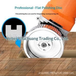 מטחנת זווית חדשה לעיבוד עץ, גלגל שחיקה שטוח 75, דיסק שחיקה קשיח, השחזת סכינים, ליטוש - Product Image 4