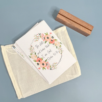 Cartes d'affirmation de prière imprimées sur mesure, cadeaux chrétiens avec versets bibliques, mini carte d'inspiration