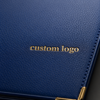 Ensemble cadeau de stylo et carnet personnalisé en cuir végétalien, élégant, pour réunion, présentation professionnelle, collection