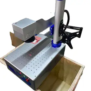 Fly laser 20W 30W Mopa Mini Fiber Laser Marking Machine/Engraving and Marking on Stainless Steel Color/desktop laser engraving