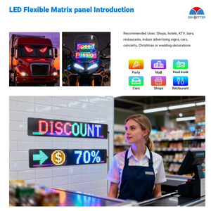 Panel LED Ultraflexible Daybetter: Pantalla RGB Programable para Automóviles, Comercios y Negocios - Product Image 2